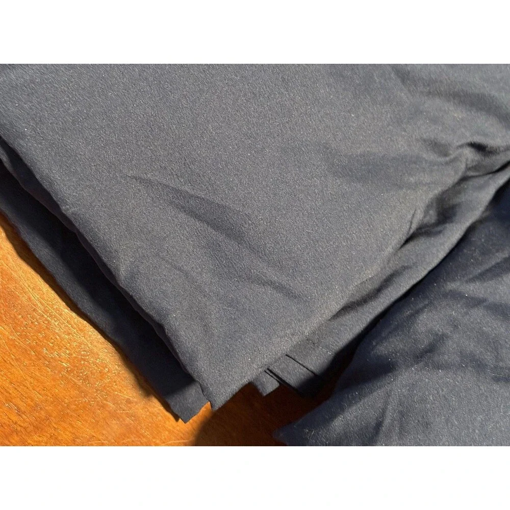 Mainstays Navy Blue Twin Sheet Set Brushed microfiber, Fitted sheet & Flat sheet